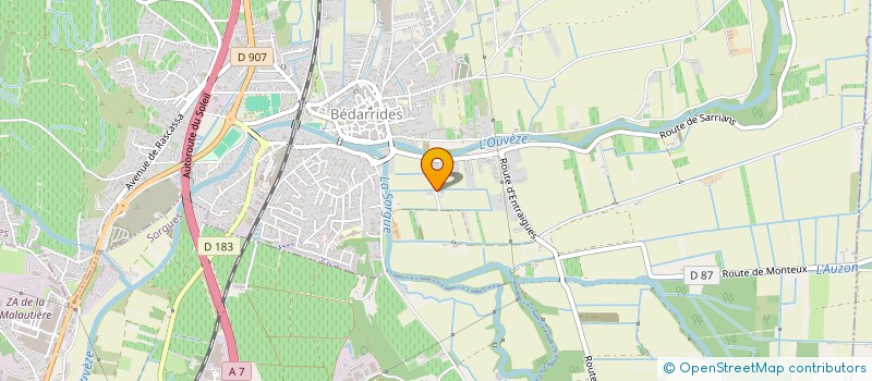 localisation de l'entreprise MONSIEUR HUGO DUCELLIER  BEDARRIDES