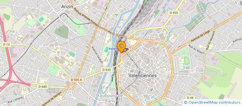 localisation de l'entreprise MONSIEUR HUGO DUCROCQ  VALENCIENNES