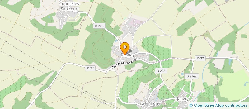 localisation de l'entreprise MONSIEUR HUGO DUEE  ROSNAY