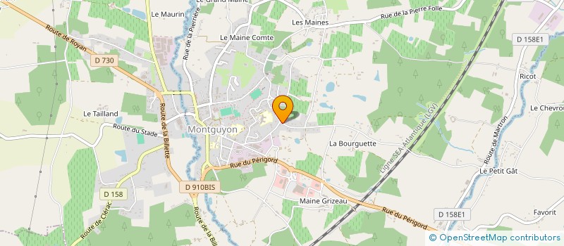 localisation de l'entreprise MONSIEUR HUGO DUIRON à MONTGUYON