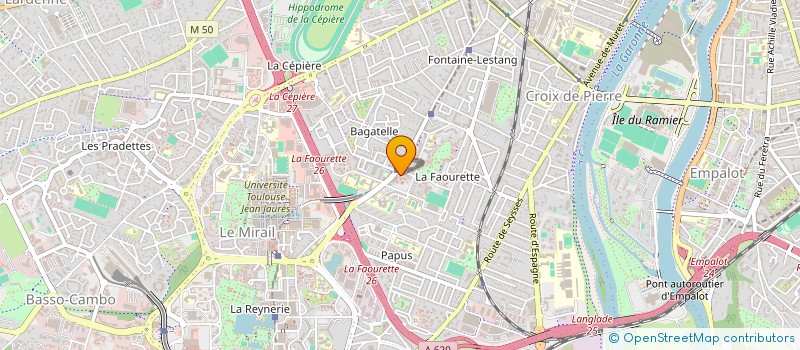 localisation de l'entreprise MONSIEUR HUGO DUJOLS à TOULOUSE