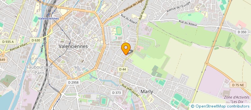 localisation de l'entreprise MONSIEUR HUGO DUMORTIER à VALENCIENNES
