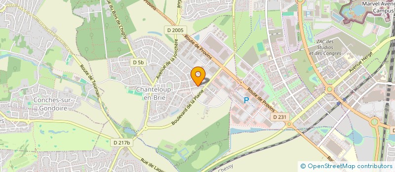 localisation de l'entreprise MONSIEUR HUGO DUNY  CHANTELOUP-EN-BRIE