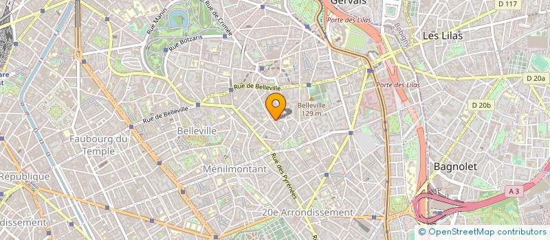 localisation de l'entreprise MONSIEUR HUGO DURAND à PARIS