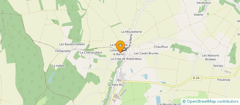 localisation de l'entreprise MONSIEUR HUGO DURAND  MONTAILLE