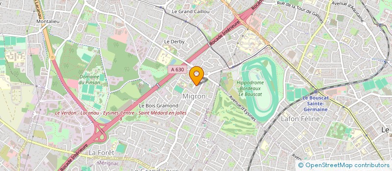 localisation de l'entreprise MONSIEUR HUGO DUROUX  EYSINES