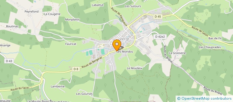 localisation de l'entreprise MONSIEUR HUGO DUTARD  GRUN-BORDAS