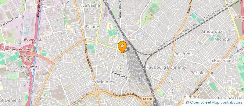 localisation de l'entreprise MONSIEUR HUGO DUTOUR à TOULOUSE