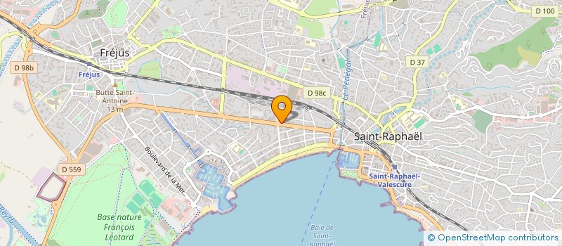 localisation de l'entreprise MONSIEUR HUGO DZIEJAK à FREJUS