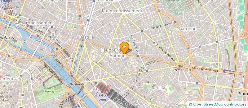 localisation de l'entreprise MONSIEUR HUGO ELKAIM  PARIS 11