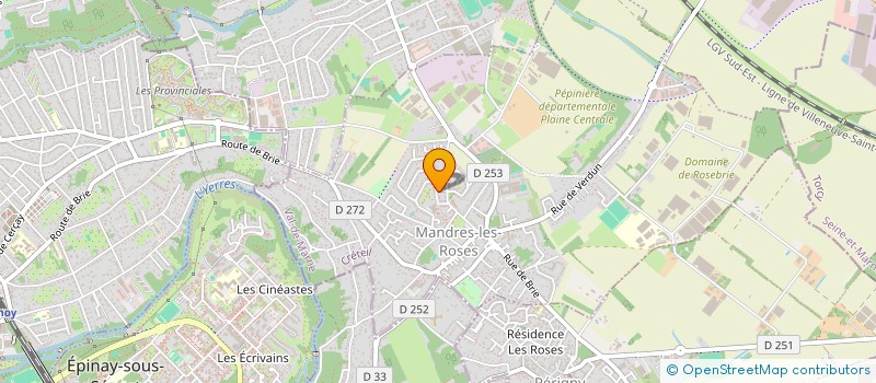 localisation de l'entreprise MONSIEUR HUGO ESNARD  MANDRES-LES-ROSES