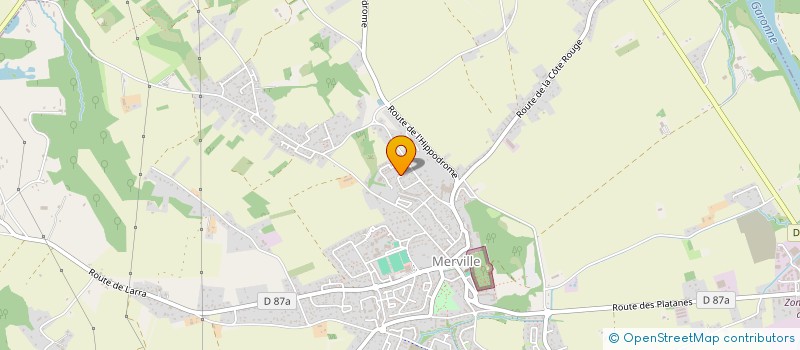 localisation de l'entreprise MONSIEUR HUGO ESTECAHANDY  MERVILLE