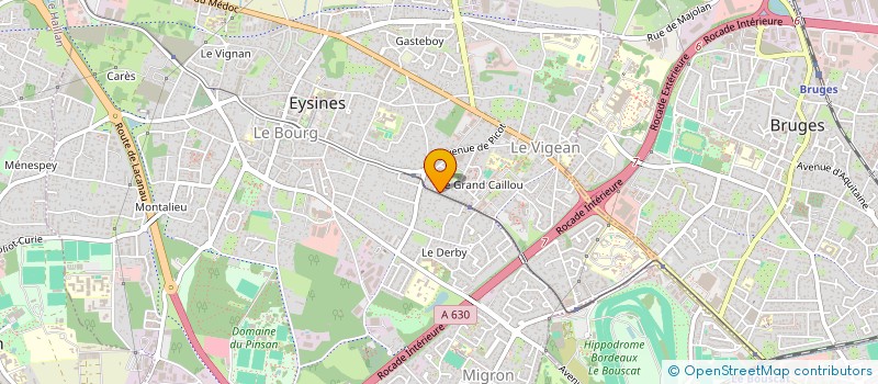 localisation de l'entreprise MONSIEUR HUGO EYMARD  EYSINES