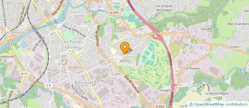 localisation de l'entreprise MONSIEUR HUGO EYROLLES à LIMOGES