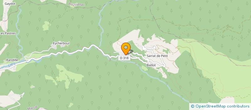 localisation de l'entreprise MONSIEUR HUGO FABIANO à MASSAT