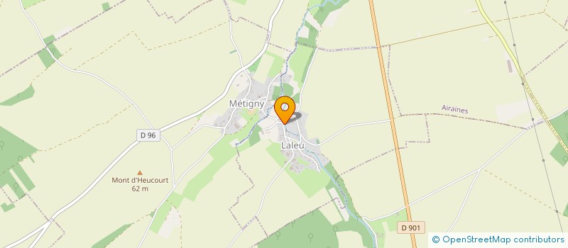 localisation de l'entreprise MONSIEUR HUGO FAILLU  LALEU