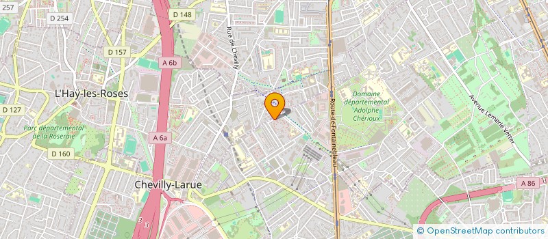 localisation de l'entreprise MONSIEUR HUGO FAUJOUR  CHEVILLY-LARUE