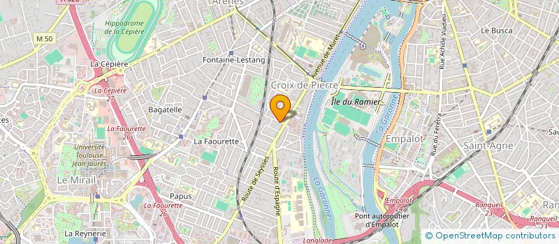 localisation de l'entreprise MONSIEUR HUGO FAURE  TOULOUSE