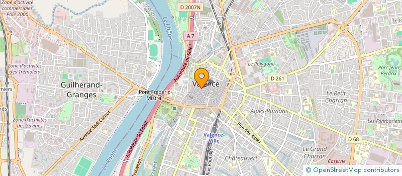 localisation de l'entreprise MONSIEUR HUGO FAVRE  BOURG-LES-VALENCE