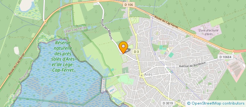 localisation de l'entreprise MONSIEUR HUGO FENDRICH  ARES