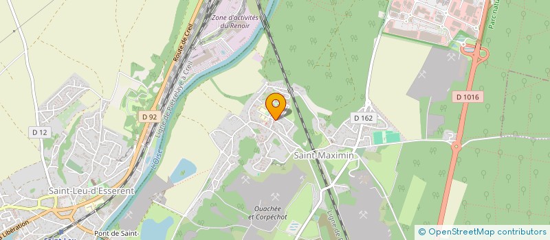 localisation de l'entreprise MONSIEUR HUGO FERNANDES  SAINT-MAXIMIN