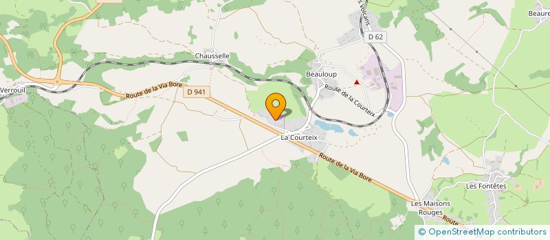 localisation de l'entreprise MONSIEUR HUGO FERREIRA DOS SANTOS  SAINT-OURS