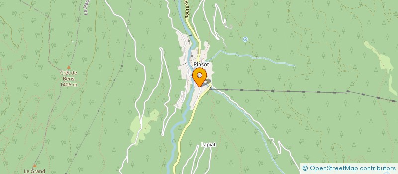 localisation de l'entreprise MONSIEUR HUGO FETOUAKI  LA CHAPELLE-DU-BARD