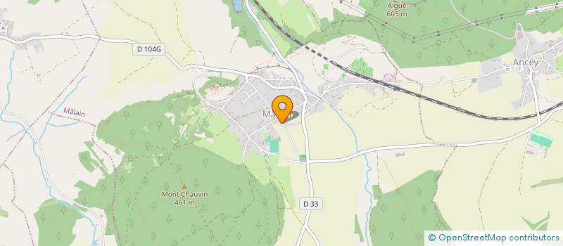 localisation de l'entreprise MONSIEUR HUGO FEUTRAY  MALAIN