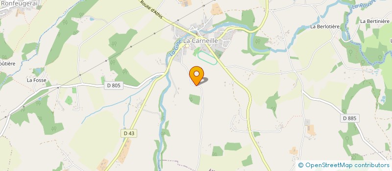 localisation de l'entreprise MONSIEUR HUGO FLAMENT à CALIGNY