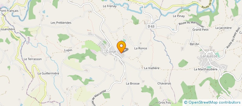 localisation de l'entreprise MONSIEUR HUGO FLECHET  COISE