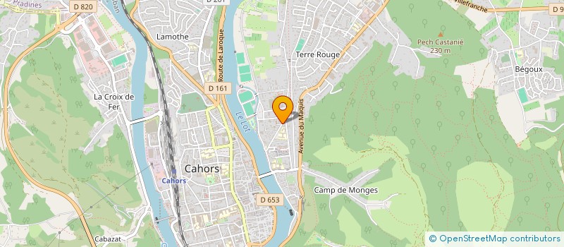 localisation de l'entreprise MONSIEUR HUGO FLOURENS  CAHORS