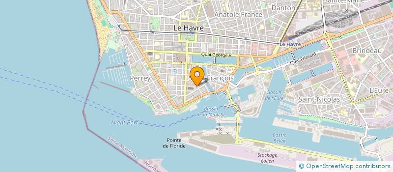 localisation de l'entreprise MONSIEUR HUGO FOLOPPE  LE HAVRE