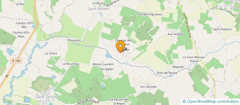 localisation de l'entreprise MONSIEUR HUGO FONSECA  SAINT-ASTIER