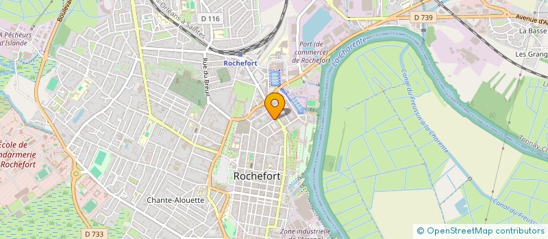 localisation de l'entreprise MONSIEUR HUGO FONTENAILLE  ROCHEFORT