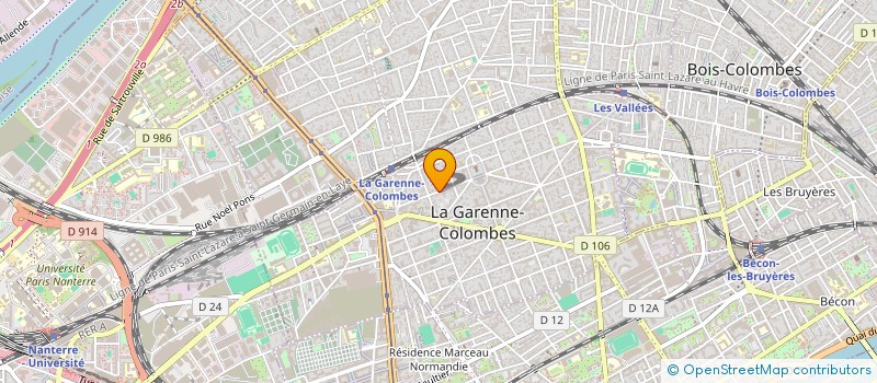 localisation de l'entreprise MONSIEUR HUGO FONTOURCY à LA GARENNE-COLOMBES