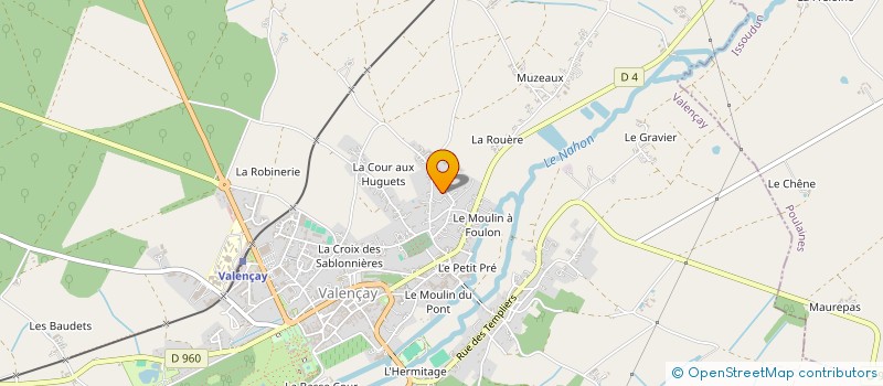 localisation de l'entreprise MONSIEUR HUGO FOUCAULT à VALENCAY