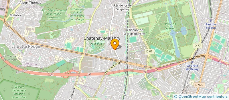 localisation de l'entreprise MONSIEUR HUGO FOURNIER à CHATENAY-MALABRY