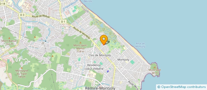 localisation de l'entreprise MONSIEUR HUGO FOXONET  REMIRE-MONTJOLY