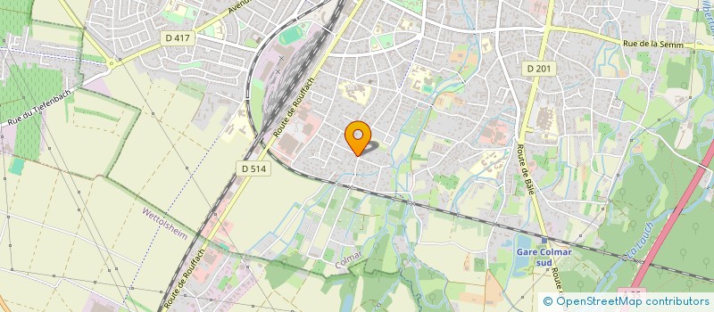 localisation de l'entreprise MONSIEUR HUGO-FRANCESCO GALLIPPI  COLMAR