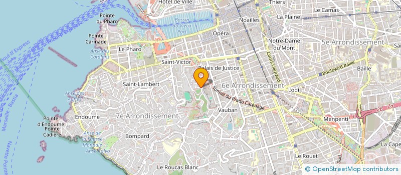 localisation de l'entreprise MONSIEUR HUGO FRANDJIAN  MARSEILLE