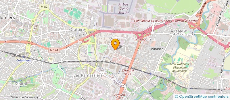 localisation de l'entreprise MONSIEUR HUGO FRAUCIEL à TOULOUSE
