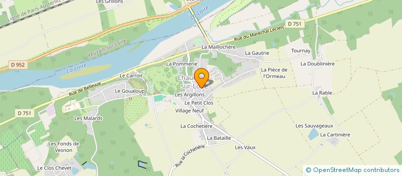 localisation de l'entreprise MONSIEUR HUGO FREALLE  CHAUMONT-SUR-LOIRE