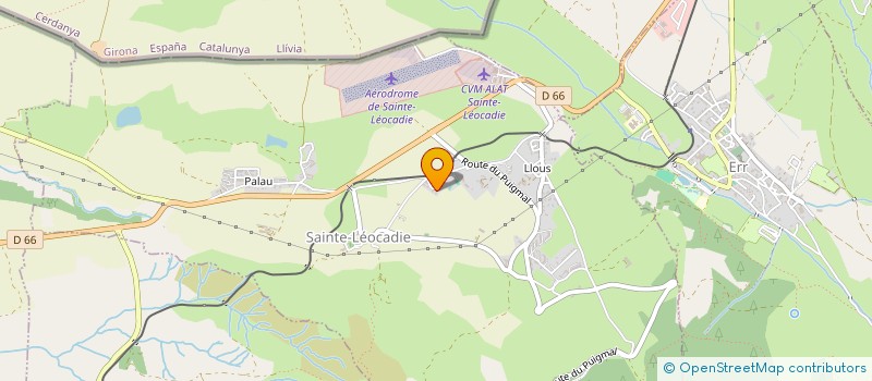 localisation de l'entreprise MONSIEUR HUGO FREBOURG  SAINTE-LEOCADIE