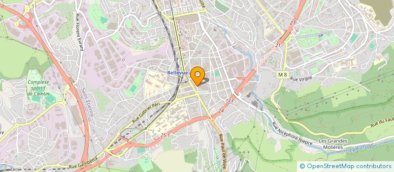 localisation de l'entreprise MONSIEUR HUGO FREMONT  SAINT-ETIENNE