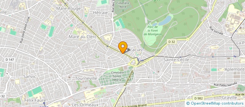localisation de l'entreprise MONSIEUR HUGO FRIBOULET  LE HAVRE