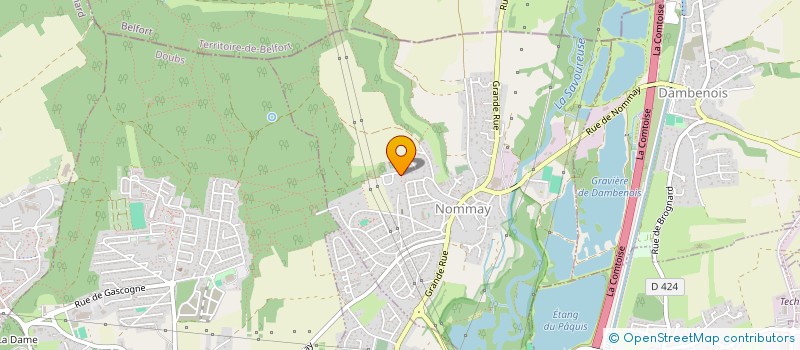 localisation de l'entreprise MONSIEUR HUGO FRICKER  NOMMAY