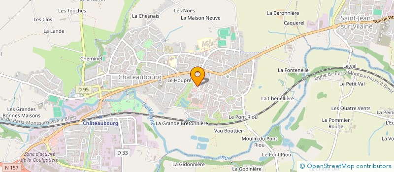 localisation de l'entreprise MONSIEUR HUGO GABARD  CHATEAUBOURG