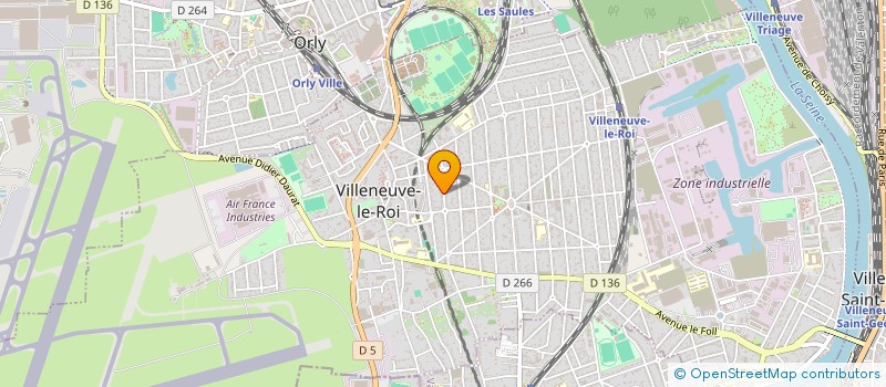 localisation de l'entreprise MONSIEUR HUGO GAEL BASTOS  VILLENEUVE-LE-ROI