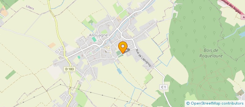 localisation de l'entreprise MONSIEUR HUGO GALAND  ALLOUAGNE