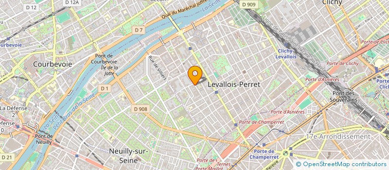 localisation de l'entreprise MONSIEUR HUGO GAMBLIN-LEDRU à LEVALLOIS-PERRET